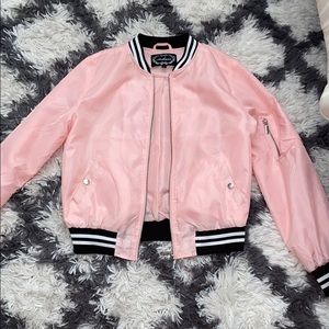 pink jacket